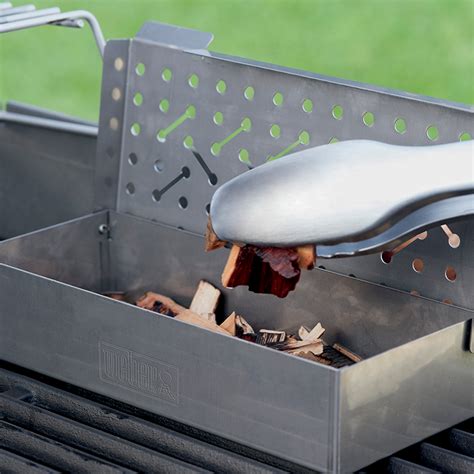 stainless steel smoker box instructions|weber universal smoker box.